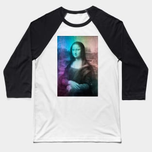 Mona Lisa Holographic Baseball T-Shirt